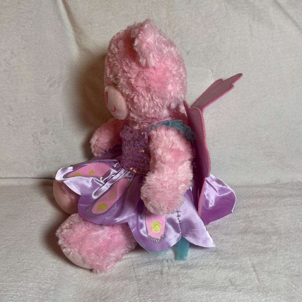 Build-A-Bear Beary Fairy Bear Pink 18" With Fairy Wing Dress BEAUTIFUL- Retired - Picture 2 of 5